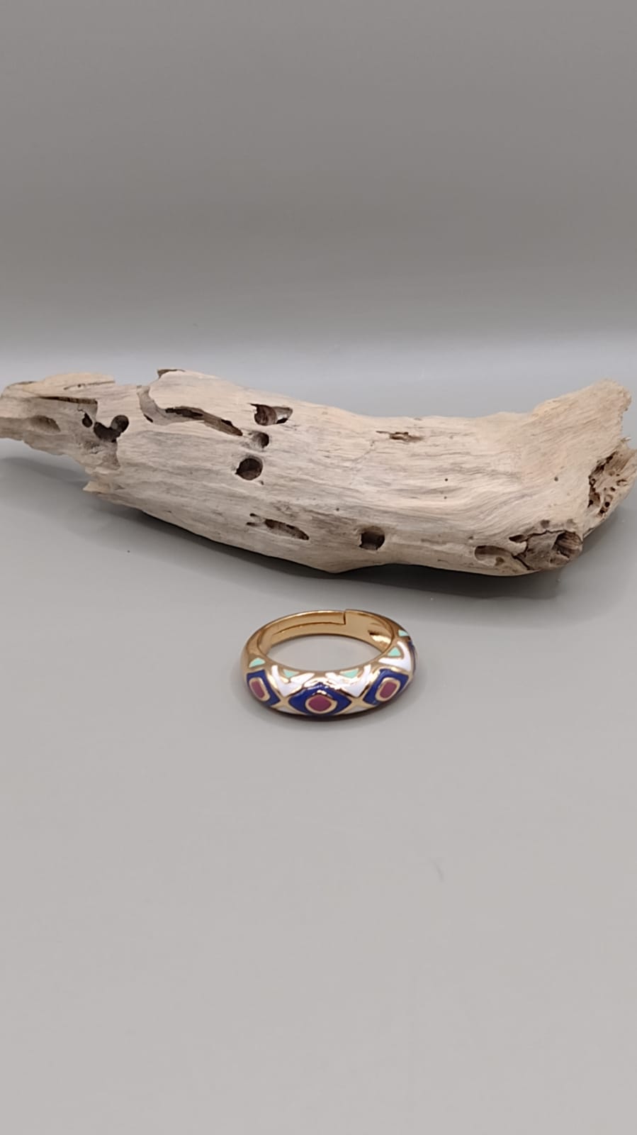 Anillo grabado boho