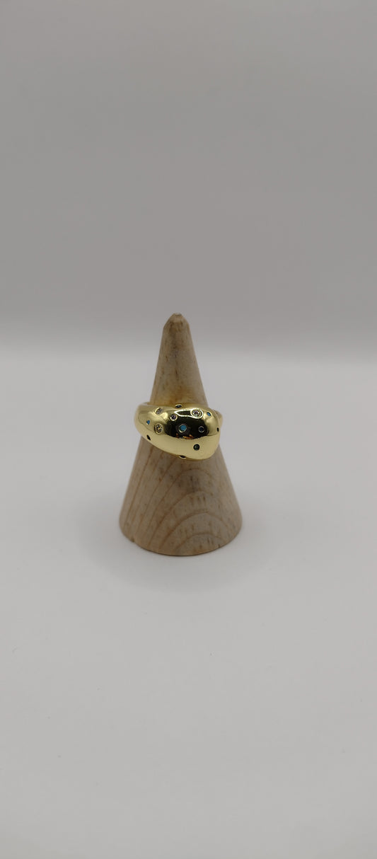 Anillo Zirconia Gota