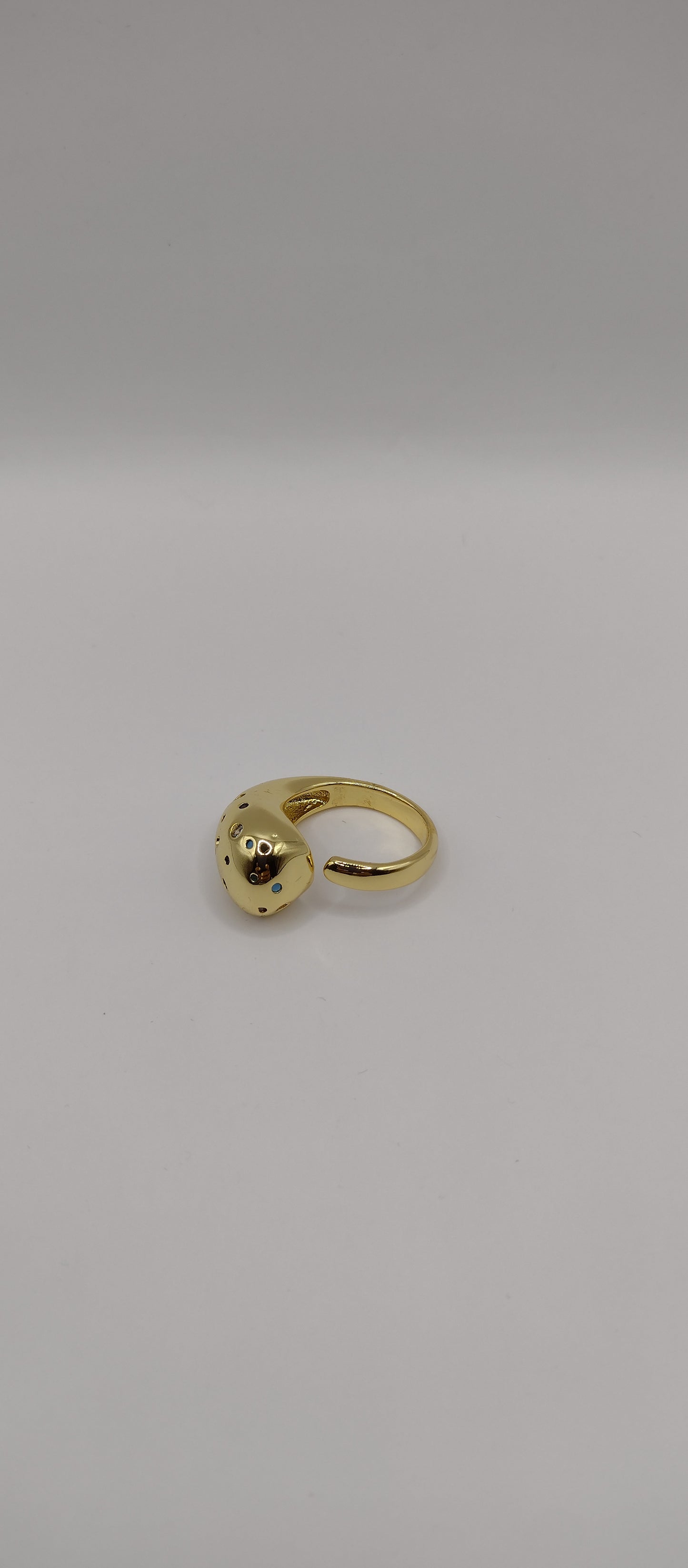 Anillo Zirconia Gota