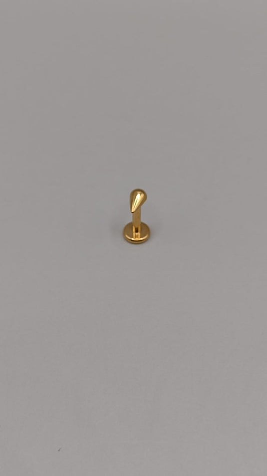 Piercing gota dorado